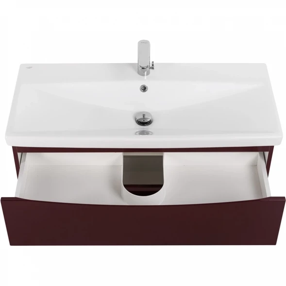 Тумба Bordo Lucido 86,8 см BelBagno Marino MARINO-CER-900-2C-SO-BRDL-P