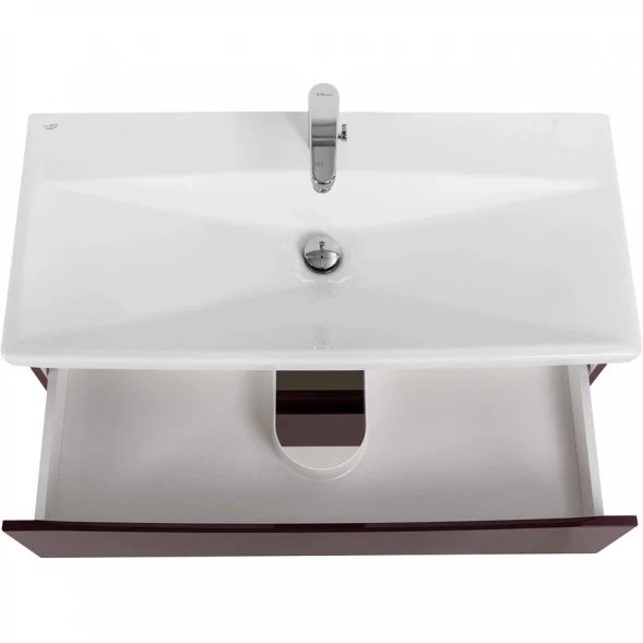 Тумба Bordo Lucido 86,8 см BelBagno Marino MARINO-CER-900-2C-SO-BRDL-P