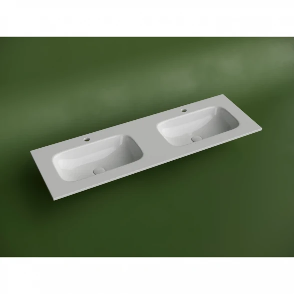 Раковина Ceramica Nova Grace CN7022 141x46 см, накладная, белый