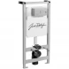 Комплект подвесной унитаз BelBagno Amanda BB051CHR + BB051SC + система инсталляции Jacob Delafon E5504-NF + E4326-CP