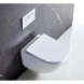 Комплект подвесной унитаз BelBagno Amanda BB051CHR + BB051SC + система инсталляции Jacob Delafon E5504-NF + E4326-CP