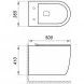 Комплект подвесной унитаз BelBagno Amanda BB051CHR + BB051SC + система инсталляции Jacob Delafon E5504-NF + E4326-CP