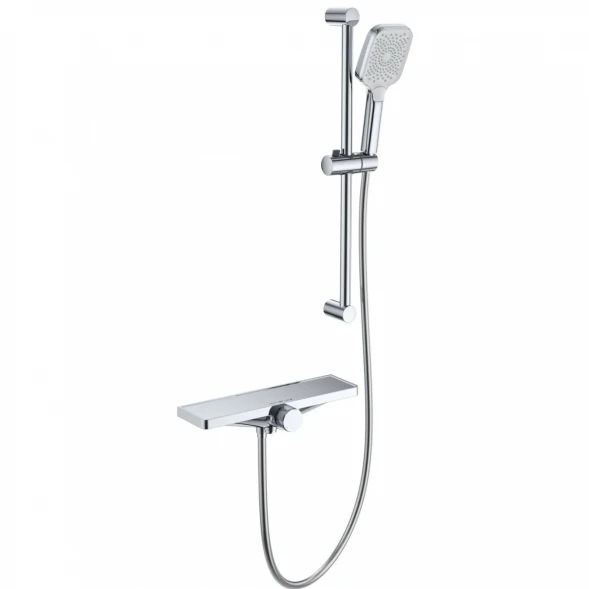 Термостат для ванны Wonzon &amp; Woghand Onix WW-B2551-A-CR с душевым гарнитуром, хром