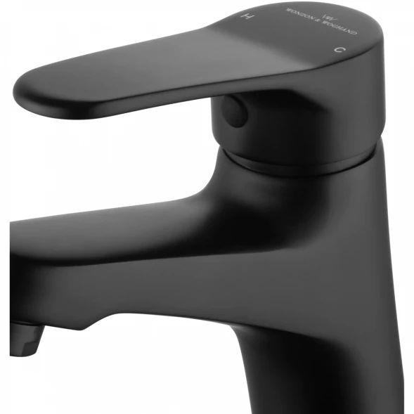 Смеситель для раковины Wonzon &amp; Woghand WW-A40212-MB черный матовый