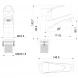 Смеситель для раковины Wonzon &amp; Woghand WW-A40212-MB черный матовый