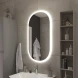 Зеркало Cezares CZR-SPC-ELS-500-950-RGB-TCH 50x95 см, с разноцветной подсветкой, сенсорным выключателем, диммером