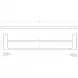 Полотенцедержатель Cezares Slider SLIDER-THD-60-IN 60 см, сатин