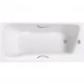 Ванна чугунная Delice Continental Plus DLR230635R 170x75 см, с отверстиями под ручки, белый
