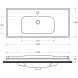 Раковина 100x46 см Cezares Giubileo CZR-ELT-100-LVB