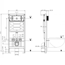 Инсталляция для унитаза Allen Brau Pneumatic Pro 9.11101.20 пневматическая