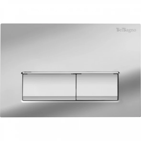 Кнопка смыва BelBagno BB-15R-CRM для инсталляции, хром