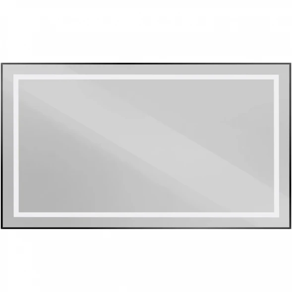 Зеркало BelBagno Kraft SPC-KRAFT-1400-800-SENS-NERO 140x80 см, с LED-подсветкой, сенсорным выключателем, черный