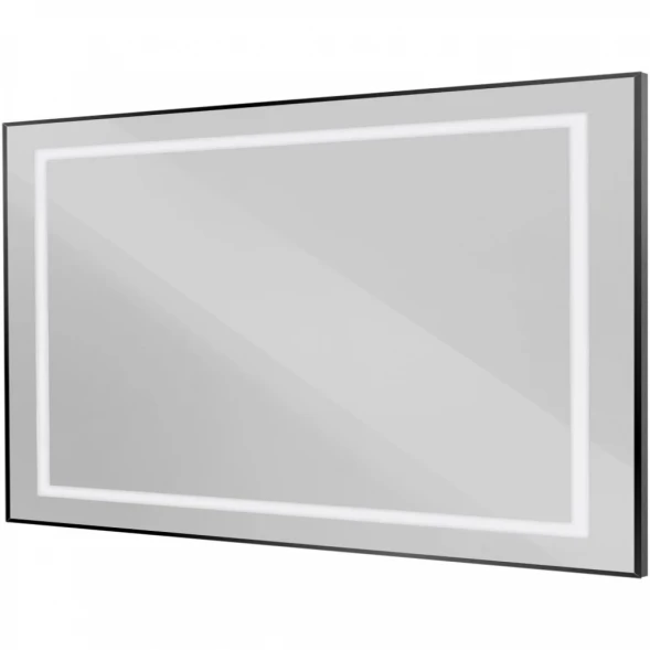 Зеркало BelBagno Kraft SPC-KRAFT-1400-800-SENS-NERO 140x80 см, с LED-подсветкой, сенсорным выключателем, черный