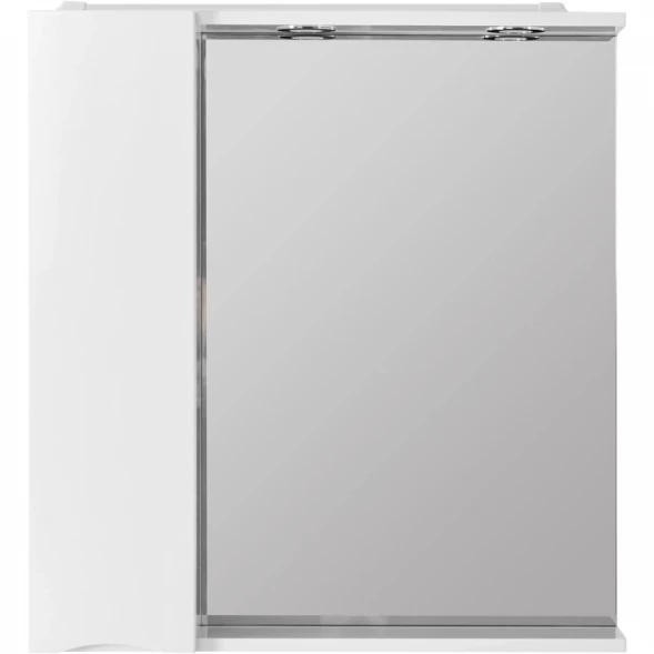 Зеркальный шкаф 70x75 см Bianco Lucido BelBagno Marino MARINO-SPC-700/750-1A-BL-P-L