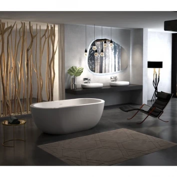 Акриловая ванна BelBagno BB13-1800 180x86 см, отдельностоящая, белый