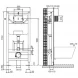 Комплект подвесной унитаз BelBagno Amanda BB051CHR + BB051SC + система инсталляции Jacob Delafon E5504-NF + E4316-00