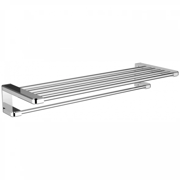Полка для полотенец Wonzon &amp; Woghand WW-V3902-CR 60 см, хром