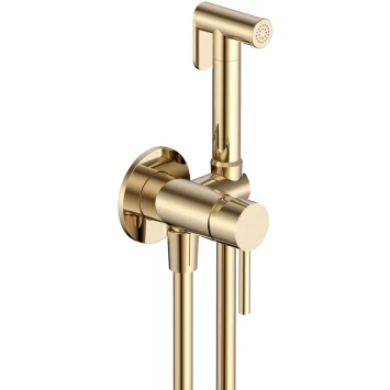 Гигиенический душ AQUAme Siena AQM6217BG со смесителем, Золото матовый
