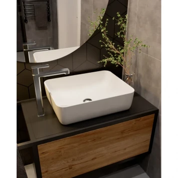 Смеситель для раковины AQUAme Parma AQM6614CR без донного клапана, хром
