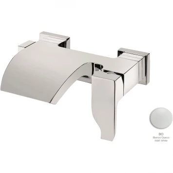 Смеситель для ванны Emmevi Niagara 74001/BIO белый матовый
