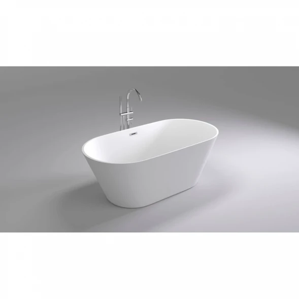 Акриловая ванна Black &amp; White Swan 103SB00 170x80 см, отдельностоящая, белый