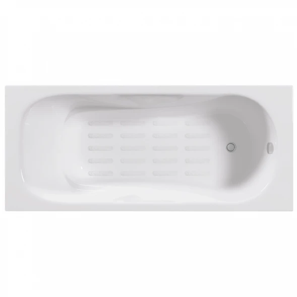 Ванна чугунная Delice Malibu DLR230610-AS 180x80 см, с антискользящим покрытием, белый
