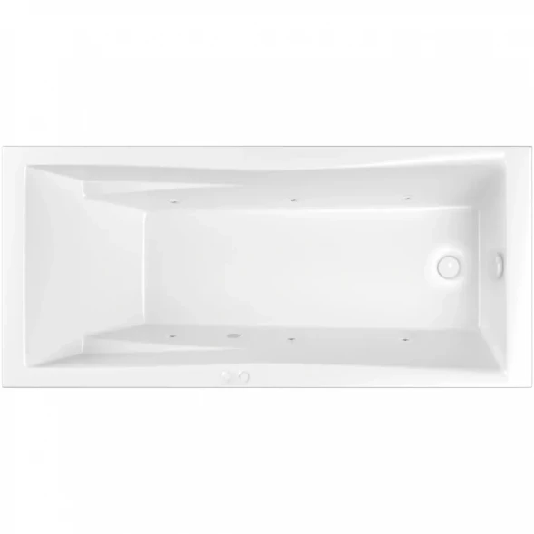 Акриловая ванна Whitecross Palace 0104.170075.100.SOFT.WH 169,5x75 см, с гидромассажем, белый