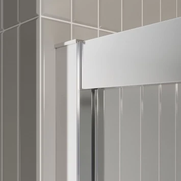 Душевой уголок BelBagno Luce LUCE-AH-1-120/80-C-Cr 120x80 см, профиль хром, стекло прозрачное