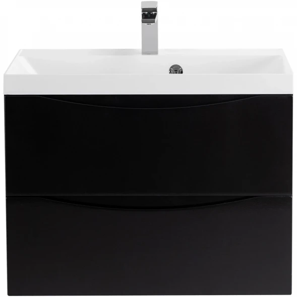 Тумба Nero Lucido 69,6 см BelBagno Marino MARINO-700-2C-SO-NL-P