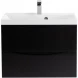 Тумба Nero Lucido 69,6 см BelBagno Marino MARINO-700-2C-SO-NL-P