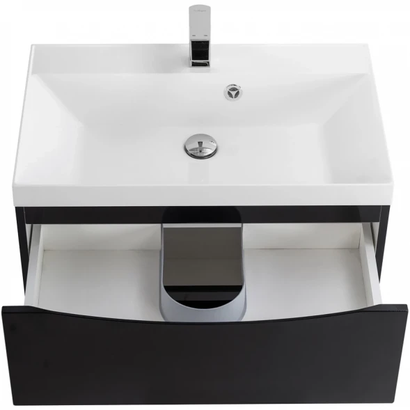 Тумба Nero Lucido 69,6 см BelBagno Marino MARINO-700-2C-SO-NL-P