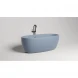 Ванна из литьевого мрамора Salini S-Stone Luce 100122MF 150x75 см, отдельностоящая, покраска по RAL матовый полностью