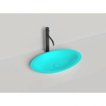 Раковина-чаша Salini S-Stone Callista 02 1101202SMF 57,5x35 см, накладная, покраска по RAL матовый полностью