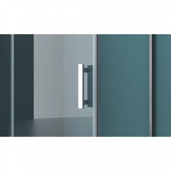 Душевой уголок 120x80 см BelBagno Kraft KRAFT-AH-12-120/80-C-Cr-L прозрачное