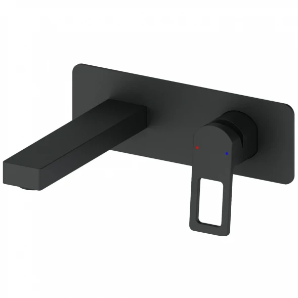 Смеситель для раковины Wonzon &amp; Woghand Frame WW-88869010-MB встраиваемый, черный матовый