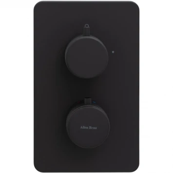 Термостат для душа Allen Brau Priority 5.31113-31 встраиваемый, черный матовый