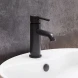 Смеситель для раковины Damixa Scandinavian Pure 360210300 без донного клапана, черный матовый