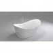 Акриловая ванна Black &amp; White Swan 104SB00 180x80 см, отдельностоящая, белый