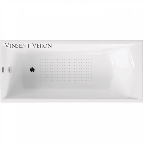 Ванна чугунная Vinsent Veron Devon VDV1908045-AS 190x80 см, с антискользящим покрытием, белый