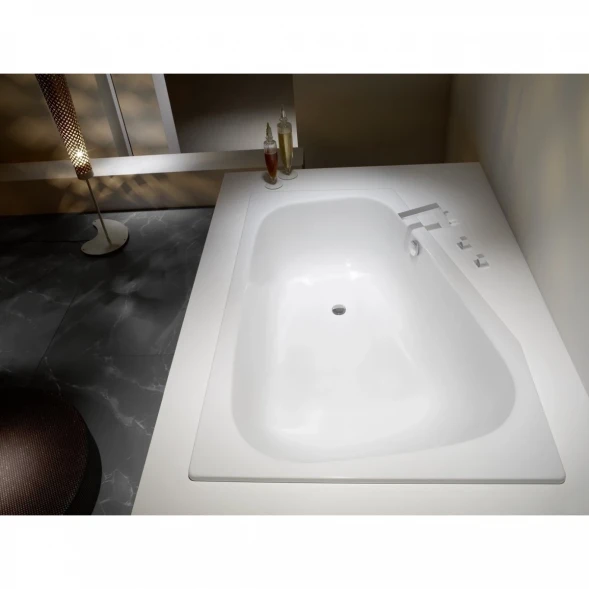 Ванна стальная Kaldewei Plaza Duo 190 237000013001 180x120 см R, угловая, с водоотталкивающим покрытием, альпийский белый