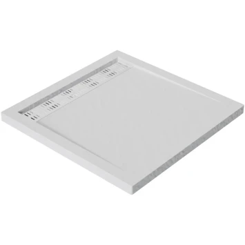 Душевой поддон BelBagno Due TRAY-BB-DUE-A-100-4-W0 100x100 см, акриловый, квадратный, белый