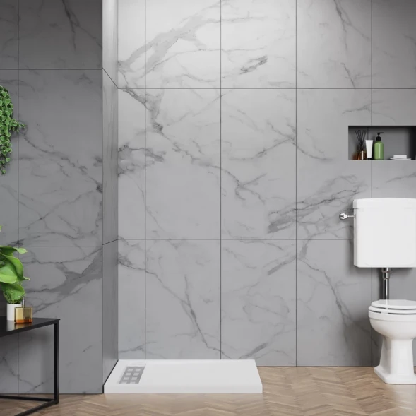 Душевой поддон BelBagno Due TRAY-BB-DUE-A-100-4-W0 100x100 см, акриловый, квадратный, белый