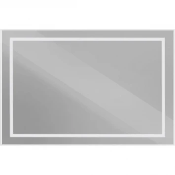 Зеркало BelBagno Kraft SPC-KRAFT-1200-800-SENS-AL 120x80 см, с LED-подсветкой, сенсорным выключателем, алюминий