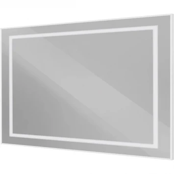 Зеркало BelBagno Kraft SPC-KRAFT-1200-800-SENS-AL 120x80 см, с LED-подсветкой, сенсорным выключателем, алюминий