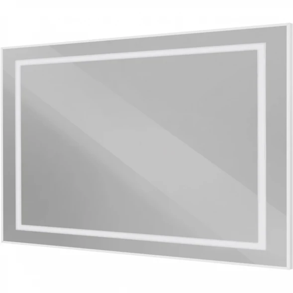 Зеркало BelBagno Kraft SPC-KRAFT-1200-800-SENS-AL 120x80 см, с LED-подсветкой, сенсорным выключателем, алюминий