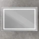 Зеркало BelBagno Kraft SPC-KRAFT-1200-800-SENS-AL 120x80 см, с LED-подсветкой, сенсорным выключателем, алюминий