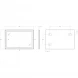 Зеркало BelBagno Kraft SPC-KRAFT-1200-800-SENS-AL 120x80 см, с LED-подсветкой, сенсорным выключателем, алюминий