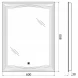 Зеркало 60x80 см BelBagno SPC-LNS-600-800-LED-TCH