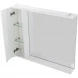 Зеркальный шкаф 80x75 см Bianco Lucido BelBagno Marino MARINO-SPC-800/750-1A-BL-P-L