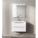 Зеркальный шкаф 80x75 см Bianco Lucido BelBagno Marino MARINO-SPC-800/750-1A-BL-P-L